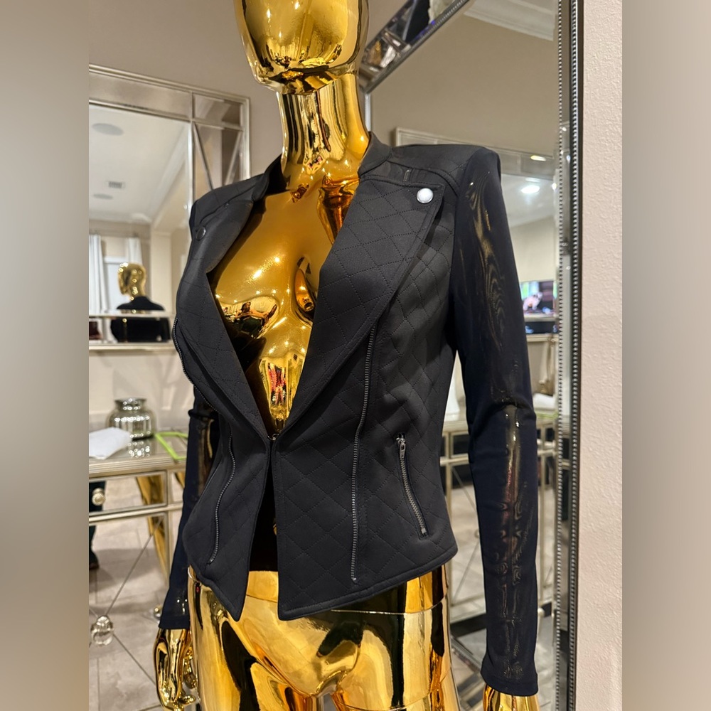 Material Girl Black Quilted Blazer